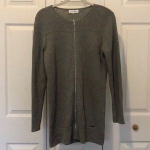 Calvin Klein zip-up cardigan